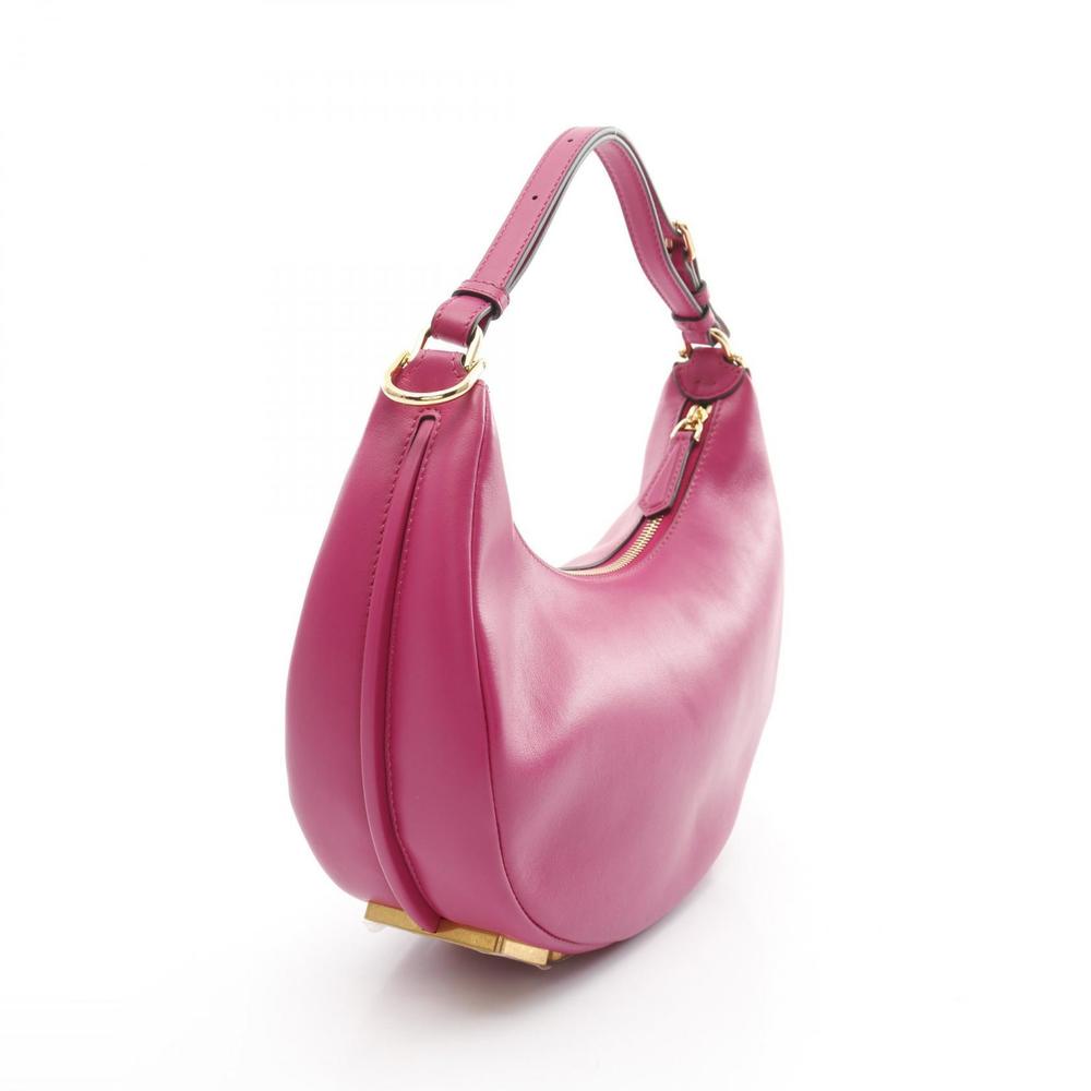 Fendi Pink Leather Graphy Handbag